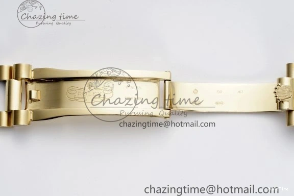 MiroTime 0505 Comfortable DayDate 40 YG JDF Gain Weight 904L Steel YG Dial Roman Markers on President Bracelet A2836 V 1821